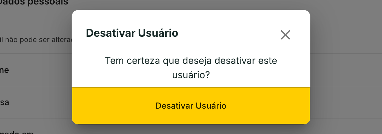 A janela pede confirmação antes de mudar o status.