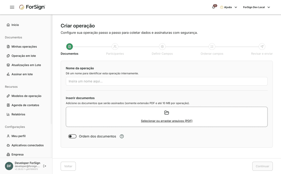 Do envio dos PDFs até a lista de documentos que o assinante vê