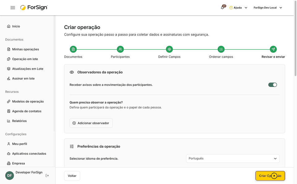 Da escolha do tema até o tema aplicado na operação